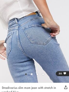 Stradivarius slim mom jeans